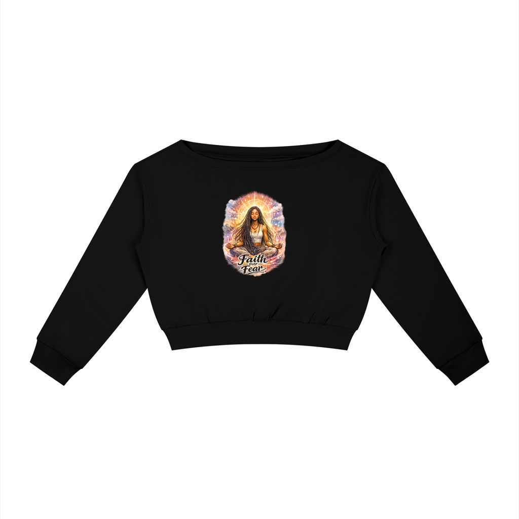 Women's Off-Shoulder Sweatshirt